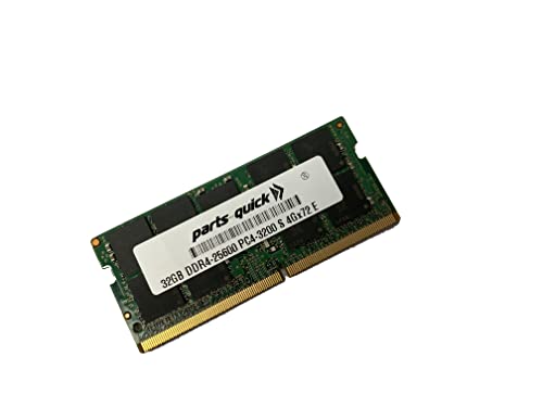 parts-quick 32GB  Dell Precision Mobile Workstation 5550Ή 2RX8 DDR4 SODIMM 3200MHz ECC