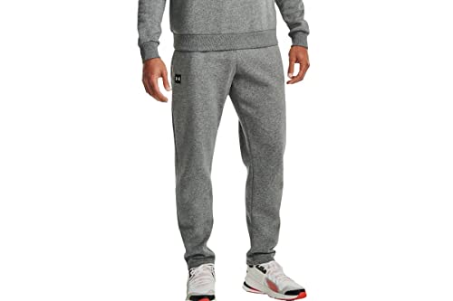 トレーニングフリース UAライバル フリースパンツ メンズ Mod Gray Light Heather / / Onyx White 3XL