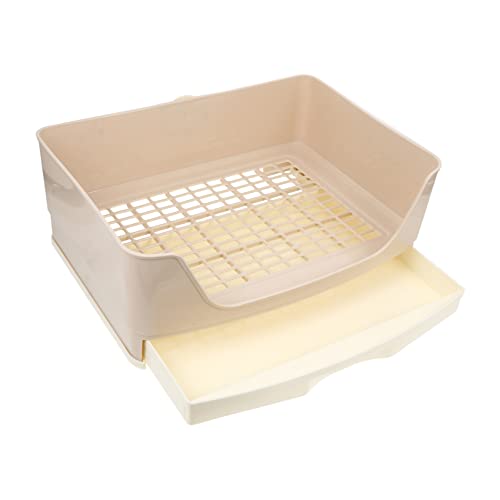 PartyKindom Große Kaninchentoilette Mit Herausnehmbaren Geräumiges Eck Trenntablett Für Hasen Meerschweinchen Und Kleine Haustiere Leicht Zu Reinigen Passend Für Käfige