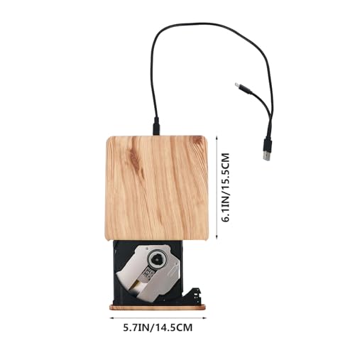 Quemador externo DVD CD USB 3.0 con puerto Type-C miniatura 2