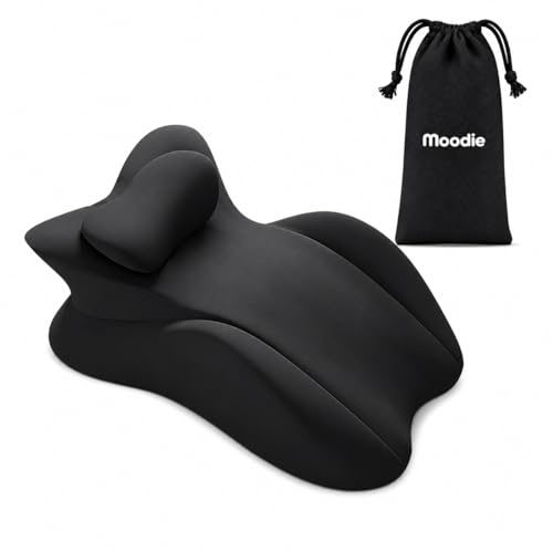 Moodie Intimacy Pillow 27 Degree Intimacy Pillow for Couples Ergonomic Pillow Alternative High Density Memory Foam Positioning Wedge Pillow (Large)