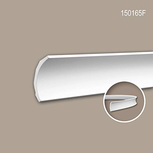 Cornisa flexible Profhome 150165F moldura para tapar grietas techo 3