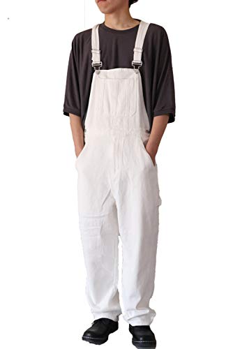 メンズ白オーバーオール｜春にぴったり爽やかおしゃな白オーバーオール