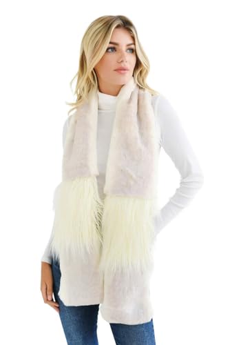 Fabulous-Furs Donna Salyers Iced Mink Faux Fur In the Mix Scarf