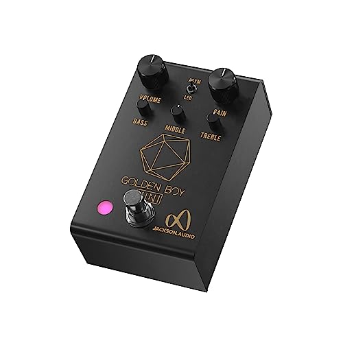 Jackson Audio Golden Boy Mini Black LTD – Pédale Overdrive - Les Beatles, Paul McCartney, John Lennon, RIngo Starr, George Harrison Jackson Audio Golden Boy Mini Black LTD - Pédale Overdrive – Image 3