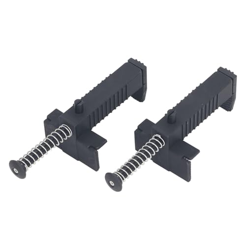 Fafeicy 2 Pcs Brick Line Runner Bricklaying Tool Brick Line con rango de abrazadera de 9 a 12 cm, almohadilla antideslizante para proyectos de albañilería miniatura 2