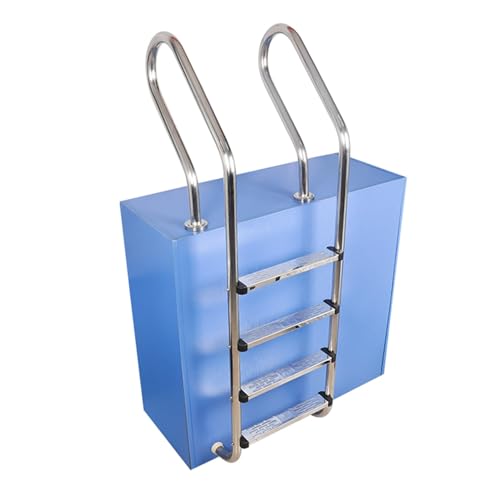 Escalera para piscina de 3 peldaños XLTFUC 304 acero inox miniatura 1