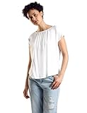 Street One T-shirt pour femme en mélange de matériaux, Blanc (blanc)., 46...