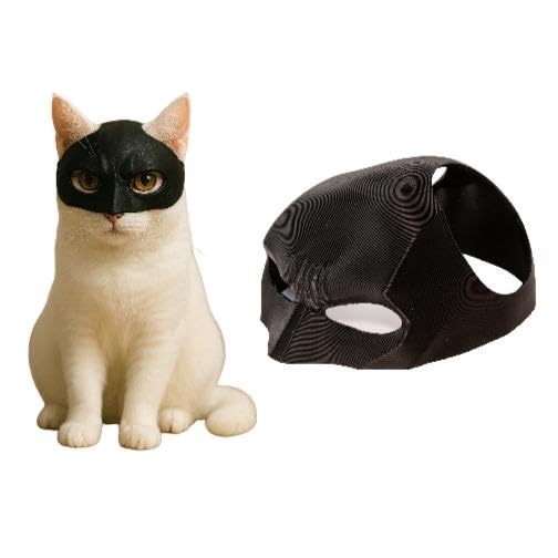 Funny Bat Cat Mask Costume – Cute Black Bat Hat for Cats Cosplay Halloween Dress Up and Daily Wear – Eco-Friendly Pet Accessory for Parties Festivals and Photoshoots