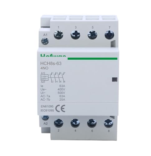 Contacteur HCH8s-63 4P 63A 4NO automatique à haute performance