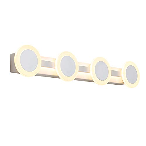 Preisvergleich Produktbild Wandleuchte Acryl-Wandleuchte, Spiegel Scheinwerfer Moderner Minimalist wasserdichten Badezimmer Make-up Lampe Frisierkommode Lampen-Spiegel-Kabinett LED-Badezimmer-Lampen (Color : WARM LIGHT)