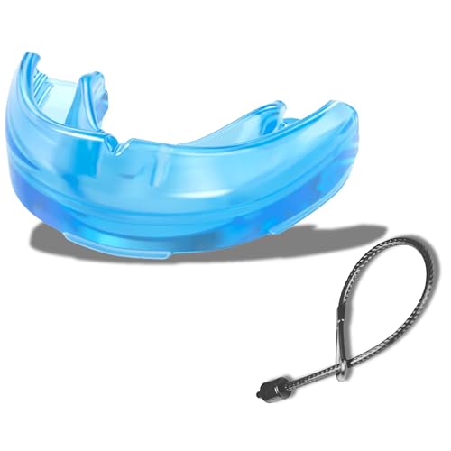 Shock Doctor Mouth Guard for Braces, Blue, Adult