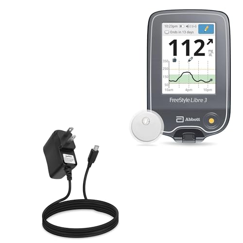 BoxWave Charger Compatible with Freestyle Libre 3 - Wall Charger Direct (5W), Wall Plug Charger