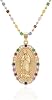 Collar de la Virgen de Guadalupe para Mujer bañado en oro de 14k, Regalo Católico con CZ | Collar de Oración de la Virgen María, Colgante Amuleto de Nuestra Señora de Guadalupe para Mujer, Joyería de Regalo 2