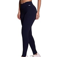 SELENE Legging Feminina Academia Alta Zero Transparência, Marinho, G