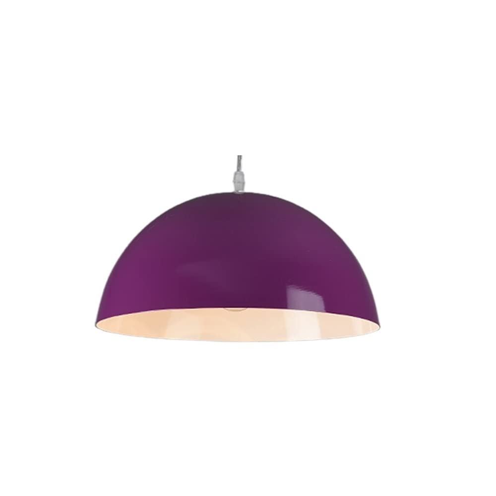 Chandelier simple moderne violet à tête unique pour plafond