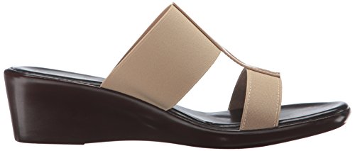 Italian Shoemakers Women's 400M Wedge Sandal, Natural, 10 M Us #TOP5
