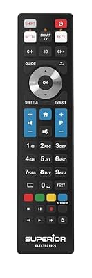 Superior Philips Replacement Universal Replacement Remote Control Compatible with All Philips, Smart TVs and Smart TVs, Ready to Use, No Programming Required, SUPTRB010