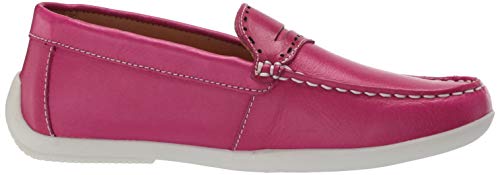 Image of Marc Joseph New York Kids' Genuine Leather Made in Brazil Driving Loafer with Penny Detail