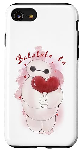 Coque antichoc iPhone SE Disney motif Baymax avec protection renforcée des bords