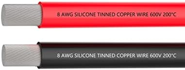 Electrical cable 14 AWG Silicone Wire Hook Up Wire Cable 6 m [3 m Black And 3 m Red] Flexible of Tinned Copper Wire for DIY RC aircraft Auto Battery Clamp Cable Electronic equip