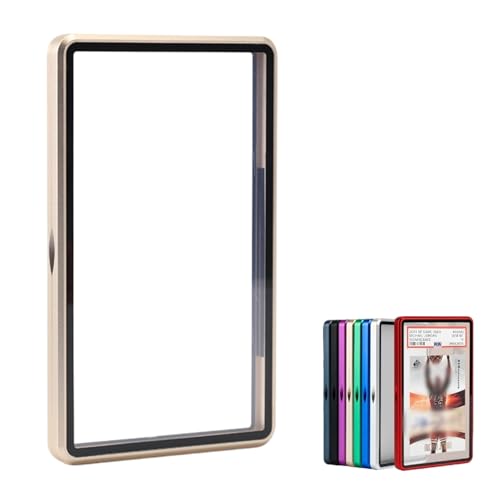 Premium Graded Trading Card Protector - 35pt PSA & CGC Slab Bumper Guard, UV & Scratch Resistant & Magnetic Closure | Aluminum Frame Card Storage Holders for Sports & Gaming Cards (Gold)