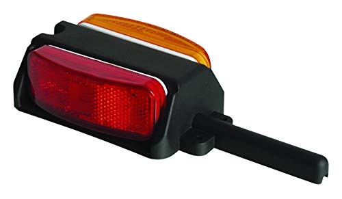Optronics BA44FNLP luz reflex izquierda ámbar y roja miniatura 1