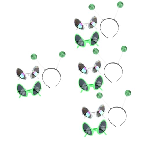 Costume extraterrestre Healvian plastique anti-casse pour enfants avec lunettes lumineuses