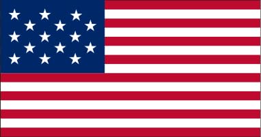 Drapeau US 15 stars historique grand format à 15 bandes pour collectionneurs