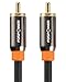 Produktbild FosPower PREMIUM RCA Digitale Audio Kabel[1,8m]Mono Koaxialkabel[24k Vergoldet|Mehrfach Geschirmt]S/PDIF RCA 1x Chinch Stecker auf RCA 1x Cinch - Zuhause/Theater/HDTV/Subwoofer/Hi-Fi Systems/Heimkino