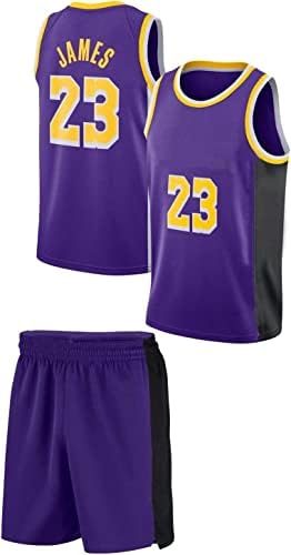 James Jersey Kids Basketball Jersey Shorts Youth Set Home/Away James Jersey Kids Basketball Jersey Shorts Youth Set Home/Away