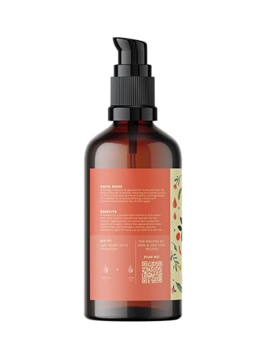 Image of Tattvalogy Organic Grapeseed Oil | Cold Pressed Grapeseed Oil | For Face & Body | Eliminates Wrinkles, Scares, Acne, Blemishes, Dry & Oily Patches | Rich Essential Nutrients & Vitamins (50ml)