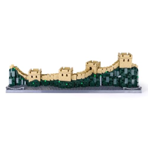 Image of SKY LINE OCEAN Great Wall of China Building Blocks Set (1407+ Pieces) | Famous Landmark Architecture Model Kit | Detailed Collectible Display Toy | STEM Gift for Teens & Adults | 6 Months Warranty