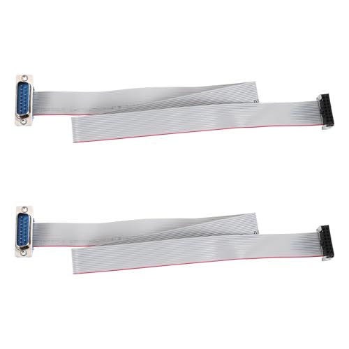 Câble plat DB15 mâle vers FC-16 femelle nappe IDC uxcell pas 2.54mm de 50 cm