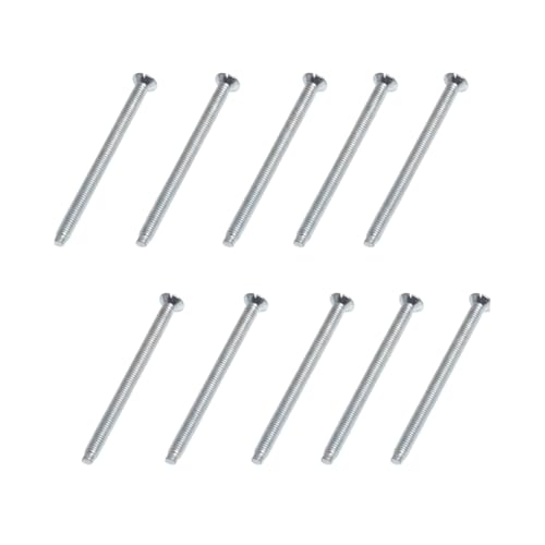 Gas N Pow3r M3.5 10mm x 75mm Polished Chrome Electrical Machine Screws for Sockets, 10 Pieces
