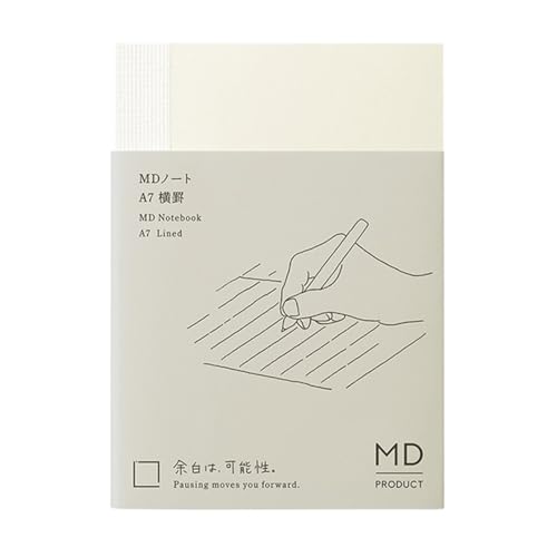 DESIGNPHIL Midori 15373006 MD Cahier ligné horizontal A pour écriture