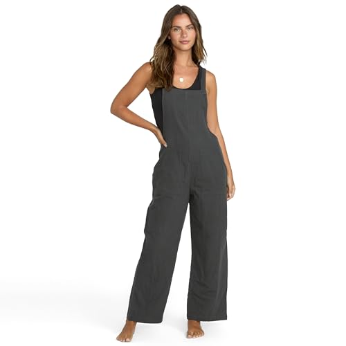Billabong Women's Pacific Time Soft Cotton Jumpsuit, Blasted Blue, Small