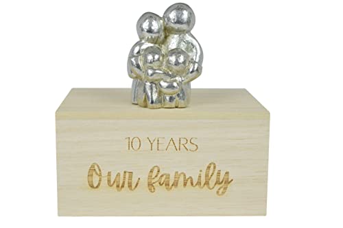 10 Year Anniversary Our Little Hugging Family Choose Amount of Children (2 Children) - Image 2