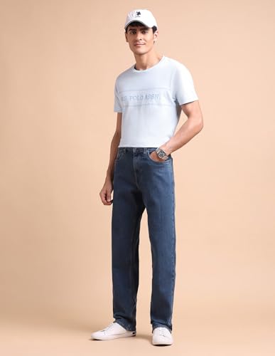 Image of U.S. Polo ASSN. Denim Jeans for Men - Relaxed Fit, Mens Jeans for Office & Regular Wear