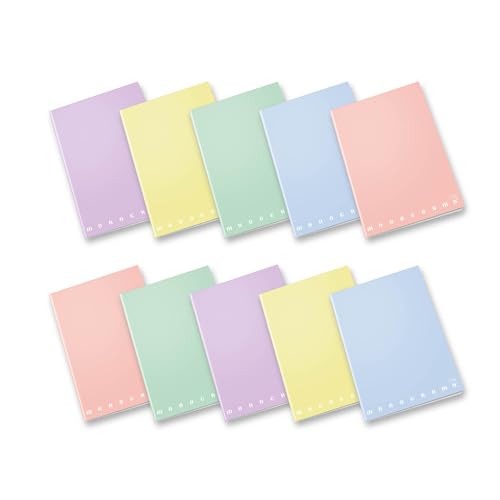 Cahier A4 Pigna Monocromo Pastel fournitures scolaires 10x42 p