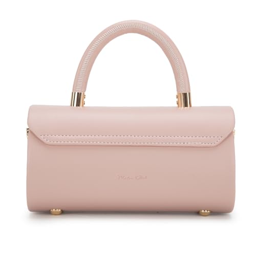 Image of Milan Chiva Top Handle Bag for Women Mini Barrel Crossbody Handbag with Adjustable Strap Elegant Small Purses | Small