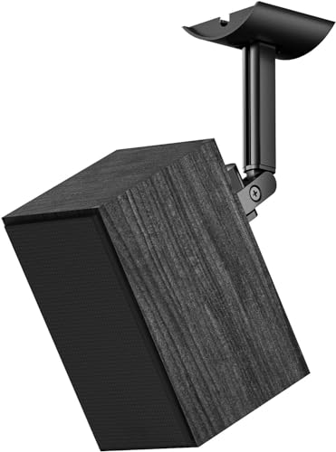 Aokicase Compatible with SAMSUNG/SWA-8500S/9000S/9100S/9200S Speaker Holder Wall Mount SWA-8500S/9000S/9100S/9200S Adjustable Bracket Speaker Stand Bracket Accessories Rack (Black) 1 Piece