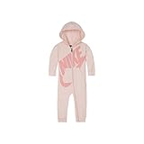 Nike Baby Girls Play All Day Hooded Coverall Size 3 Months Pink