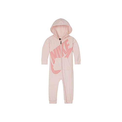 Nike Baby Girls Play All Day Hooded Coverall Size 3 Months Pink #TOP26