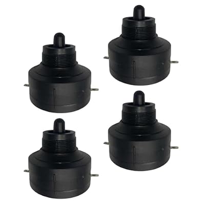 LOCZUK 4pcs Car Tweeter Speakers with Plastic Housing and Reasonable Structure, Compact Design for Car Audio System Accessories