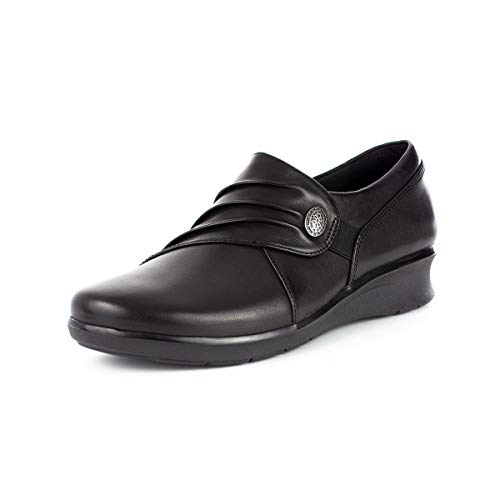 Clarks Hope Roxanne, Mocasines Mujer, Eder Negro, 37 EU