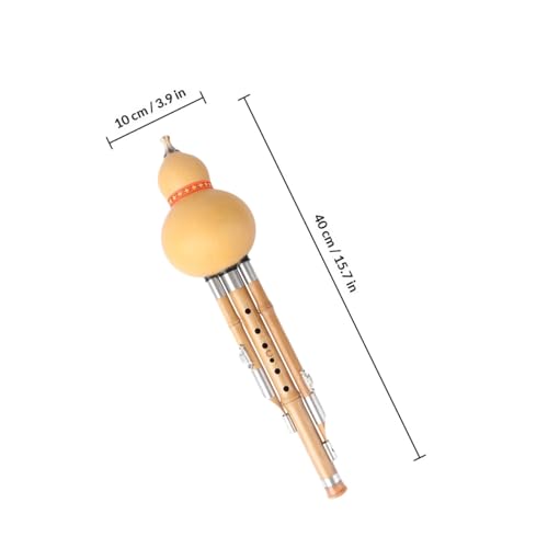 Flûte Hulusi instrument traditionnel chinois en Do majeur bambou et calebasse - 2