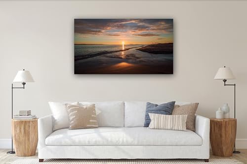 Impression sur Toile Paysage Mer Décoration Murale Nature Format 30x54 - 3