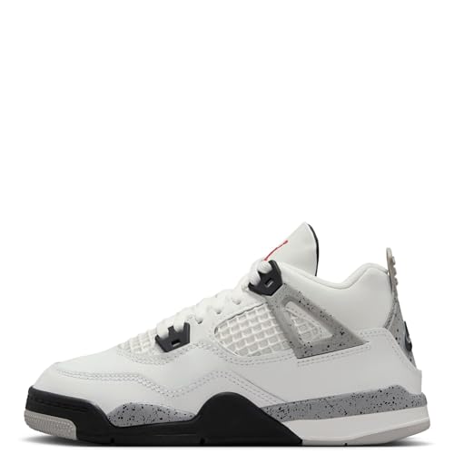 Preschool Jordan 4 Retro 'White Cement' -IB4388-100