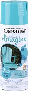Rust-Oleum 302404 Imagine Craft & Hobby Spray Paint, 12 Oz, Gloss Sky Blue